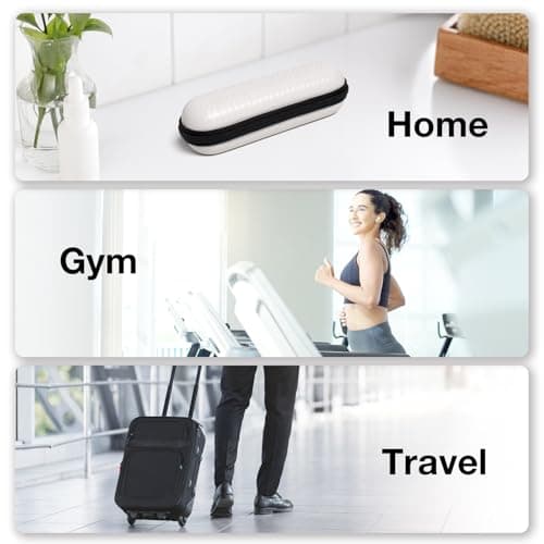 Nincha Travel Case Compatible with Philips Hybrid Electric Trimmer and Shaver, Face + Body Groomer QP2724/90, QP2834/70, QP1924/70, QP6531/70, QP4631/90, Hard Carrying Case, Portable Bag，White — view 5