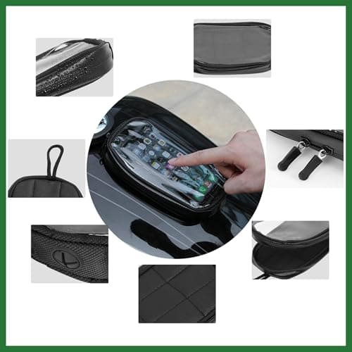 Motoforti Universal 7 Inch Tank Bag Phone Holder Case Saddlebag — view 3