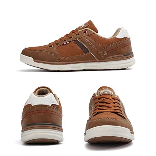 TARELO Mens Trainers Casual Shoes Fashion Lace Up Walking Sneakers — view 5