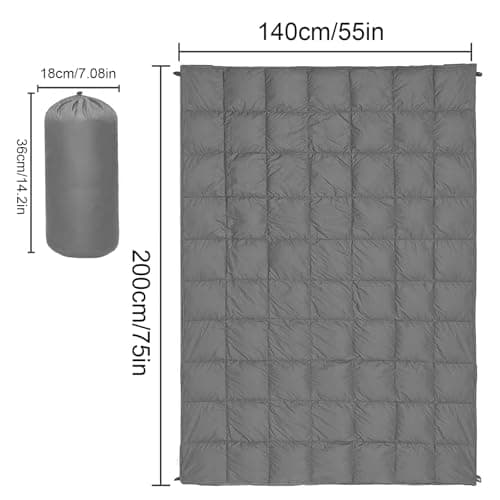 Down Travel Blanket Portable Down Blanket — view 6