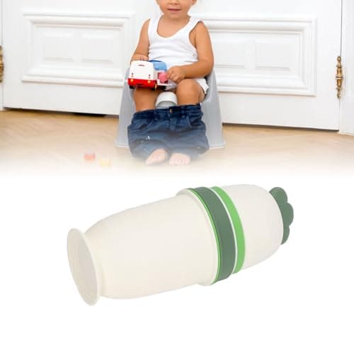Kids Portable Urinal, Leakproof Travel Potty Bottle for Boys and Girls, Child Pee Cup Emergency Toilet, Easy to Clean, with Soft Funnel, for Car Travel Camping (White) — view 3