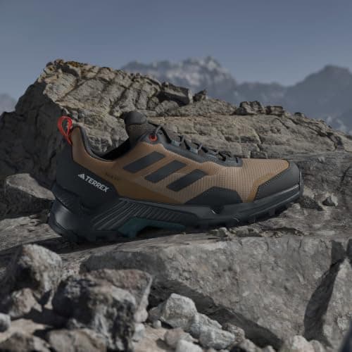 adidas Men's Eastrail 2.0 RAIN.RDY Hiking Shoes, Cardboard/Carbon/Preloved Teal, 7.5 UK — view 3