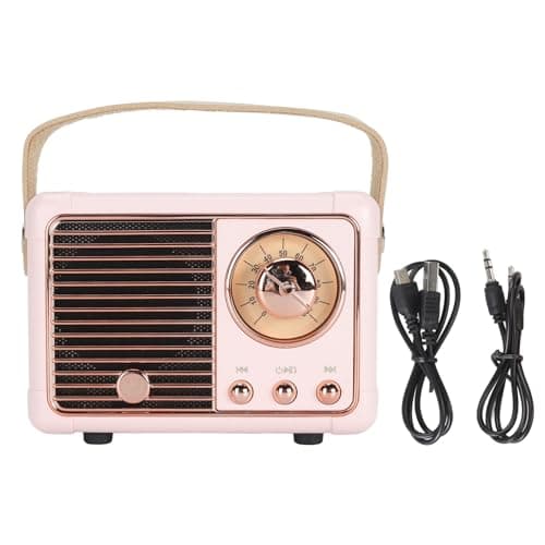 Retro Vintage Mini Wireless Speaker with BT5.0 for Home Office Parties — view 6