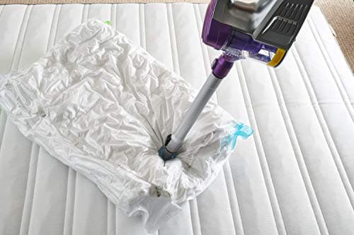 Addis Home Vacuum Storage Bag with 100% air-Tight Static Seal & Store Extra Large 3D Cube Design, Clear, 75 x 25 x 45cm — view 5