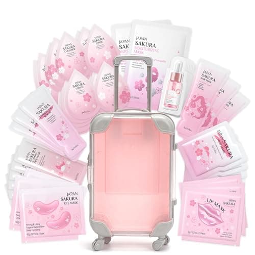 Pamper Gifts for Women Sakura Skincare Set Teenage Girl Gifts Box Travel