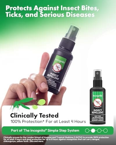Incognito Mosquito Repellent Spray Natural DEET Free 50ml — view 5