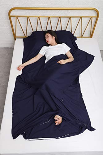 JITTY Sleeping Bag Liner 210x115cm(Navy) — view 3