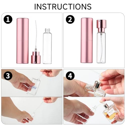 Refillable 20Ml Perfume Atomiser, Travel Aftershave Dispenser Spray Bottle — view 4