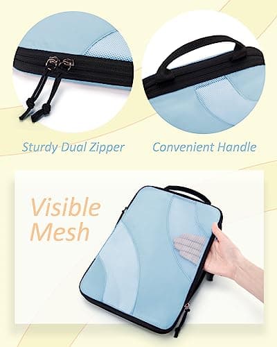 BAGSMART 6 Set Compression Packing Cubes, Travel Bag for Carry on Backpack — view 5