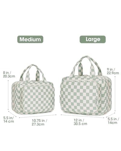 Narwey Large Hanging Travel Toiletry Bag for Women, Wash Bag for Toiletries — view 2