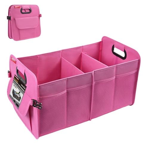 OEMASSIVE Car Boot Organiser 55L - Foldable Multi-Compartment Boot Tidy