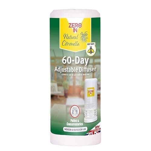 hep® 60 Day Adjustable Citronella Diffuser (Portable Insect Control, Lasts for 60 Days, Covers up to 40 cubic m) (Pack of 1) — view 3