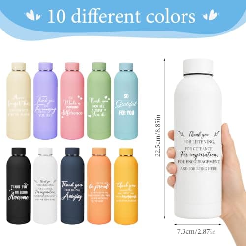 DCOKC 10 Pack Employee Appreciation Gift Bottles Bulk — view 2