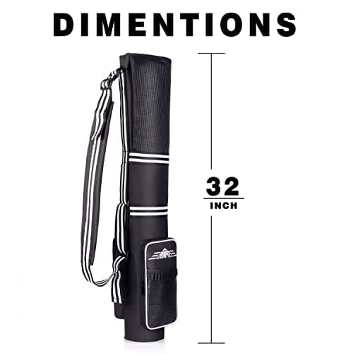 Champkey Professional Golf Sunday Bag (Carry 3-9 Clubs) - 6 Carry Pockets & Adjustable Sling Strap Golf Carry Bag Ideal for Golf Course & Travel — view 6