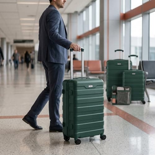 RWM 3Pc Suitcase Set Hard Shell ABS+PC Lightweight — view 6