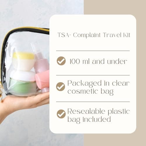 Travel Toiletries for Women, Essentials Travel Toiletries Set for Women, Mini Toiletries Set for Holiday, Hospital, Maternity, Mini Toiletries Airport Approved Liquids — view 4