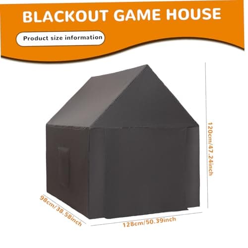 Pesoncarl Pop-up Sensory Tent for Kids Blackout Play Tent with Travel Carry Bag Sensory Den/Room Toys — view 2