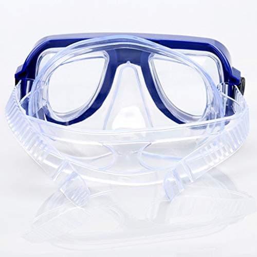 Children's snorkeling Scuba Snorkeling Maske Swimming Goggles Glasses with dry Snorkels Tube Equipment Non-Toxic Diving Gear 3-8 Years--Blue — view 4