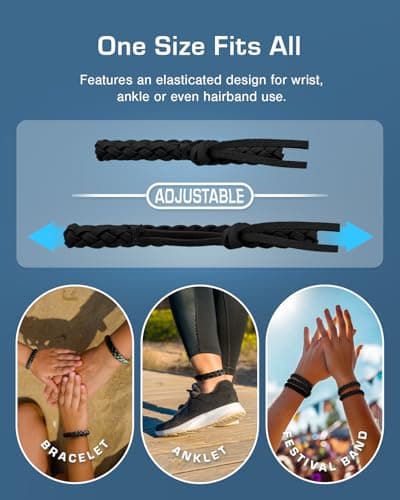 Active Era Mosquito Repellent Bracelet, Insect Midge & Mosquito Bands - Powerful DEET Free Formula - Waterproof with 250 Hours / 10 Days of Protection (Black - 18 Pack) — view 3