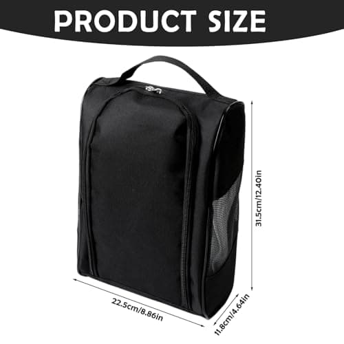 FORYNXHWIN Waterproof Shoe Bag with Ventilation Holes, Durable Golf Football Rugby Sports Boot Bag for Men & Women, Portable Multifunctional Travel, Gym, Outdoor Use Storage Organizer — view 2
