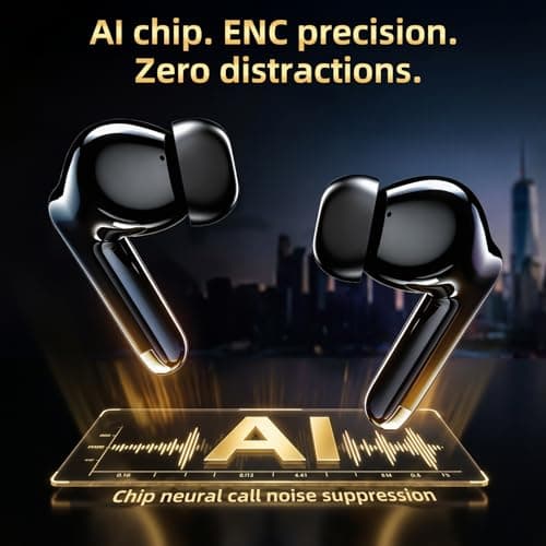 𝟏𝟎𝟎𝐇 Ear Buds, Bluetooth 6.0 Wireless Earbuds, Air Pro 3 4, 14.2mm Drvs — view 5