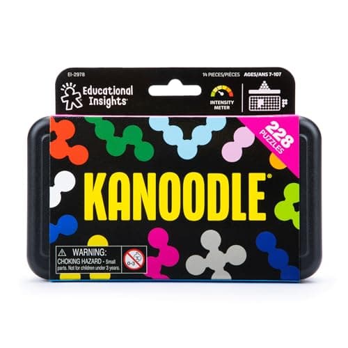 Learning Resources Kanoodle 3D Brain Teaser Puzzle, Travel Game for Adults and Kids Ages 7 8 9 10+, Gift for Boys and Girls, Featuring over 200 Challenges — view 2