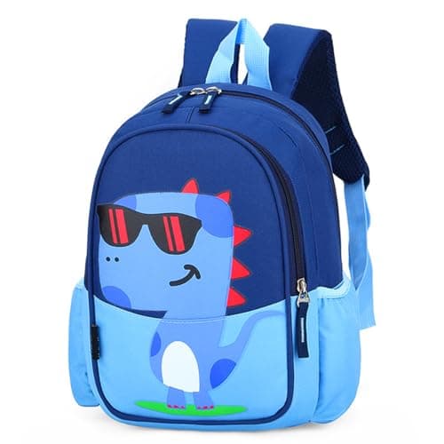POWOFUN 12 inch Kids Dinosaur Backpack For 3-5 Y Toddler Preschool