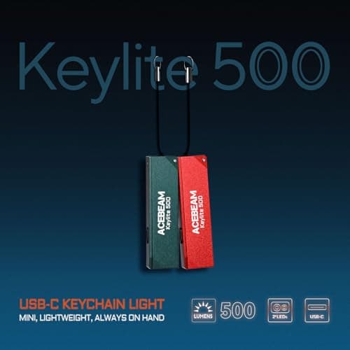 ACEBEAM Keylite 500 High Lumens Keychain Light Rechargeable — view 2