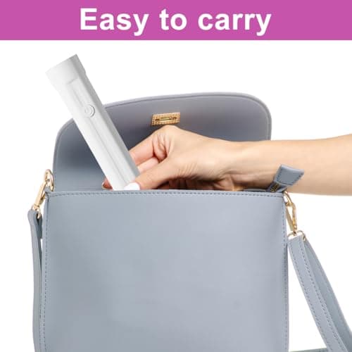 Mini UV LED Nail Lamp for Gel Nails, Handheld Curing Lamp for Gel Polish Rechargeable Portable Nail Dryer with USB Plug, Quick Dry for Nail Glue & Stickers – Travel Manicure Salon DIY at Home — view 5