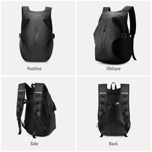 HYC00 Motorcycle Backpacks for Men Women Waterproof Helmet Backpack, Motorcycle Accessories, Laptop Bags, Travel Backpacks, Student School Bags — view 5