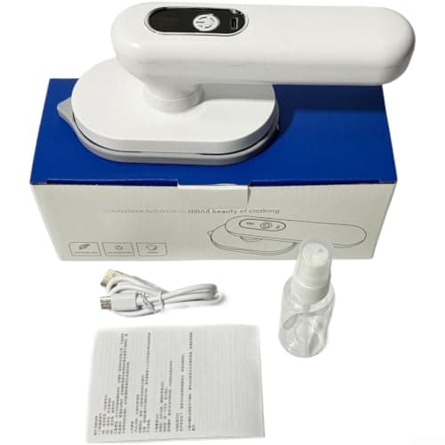 Travel for mini Iron Wireless Rotatable Handle Compact Travel(Wireless Iron, White) — view 6