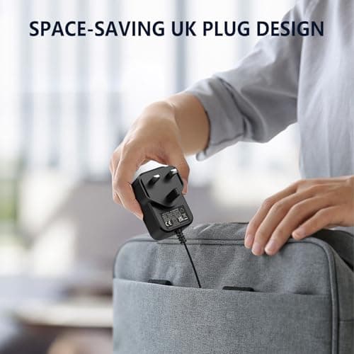 12V 3A Power Supply Adapter (36W Max), UK Plug AC/DC Mains Charger — view 6
