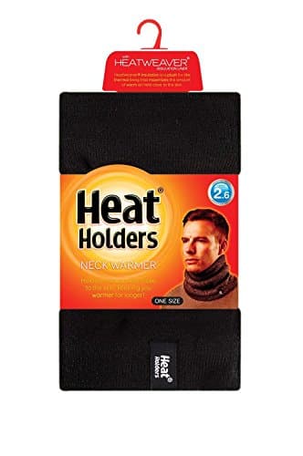HEAT HOLDERS - Men's Thermal Winter Neck Warmer - 2.6 tog - One size (One Size, Black) — view 2