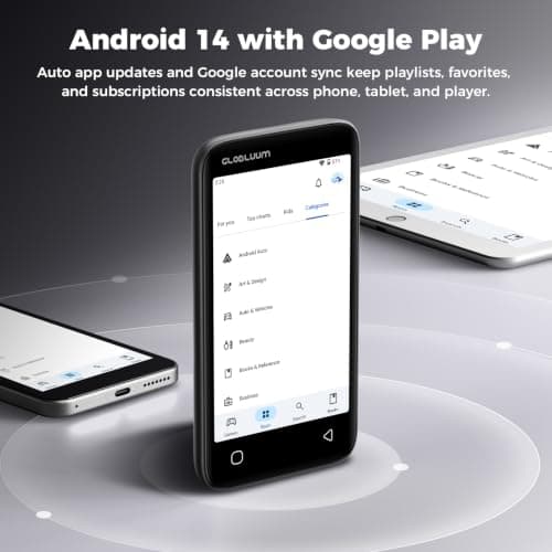 MP3 Player with Bluetooth and WiFi, Spotify Compatible, 32GB Music Player — view 6
