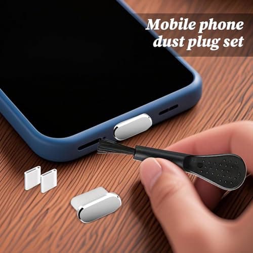 USB C Cover | 2 Piece Protector Cell Phone Accessories, Charging Port Dust Plug Type C Cover - Designed for Women, Men, Daily Life, Home, Outdoor Pool, Travel, Office, Commuting to Work — view 2
