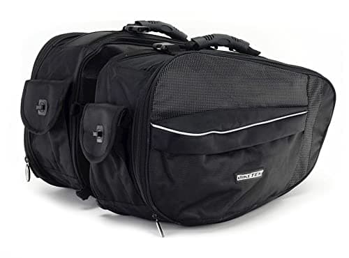 Motorcycle Motorbike Pannier Bags Throw Over Saddle Bags Soft Luggage Touring Panniers BikeTek Urbano