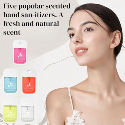 3Pcs Mist Hydrating Hand Sanit-izer Spray for Adults,Cleanses Your Hands,Power Mist Hydrating,Hand Sanit-iser Travel,Mini Travel Essentials,Aromatic Hand Wash,Strawberries+Aloe vera+Vanilla — view 4