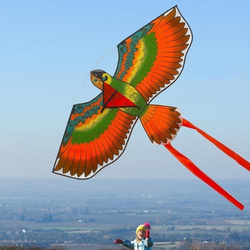 Eagle Kite – Large Outdoor Flying Toy, Lightweight Interactive Kids Kite, Fun Backyard Beach Sport Toy-| Boys Girls Travel And Sports Activity-For Park, Garden, Beach, And Outdoor Play — view 3