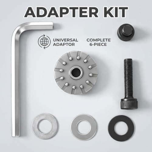 Carbon Steel Star Lock System, Multi-Tool Converter Adapter Power Tools, Saw Blades Adapter Power Tools Advanced Version for DIY Projects & Woodworking — view 5