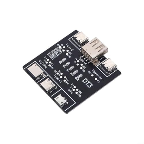 EXTRWORY Portable Type-C Charging Cable Detector Board Quick Fault Identification Tool with Multi-Protection,for Travel Repair Plastic 54x5cm
