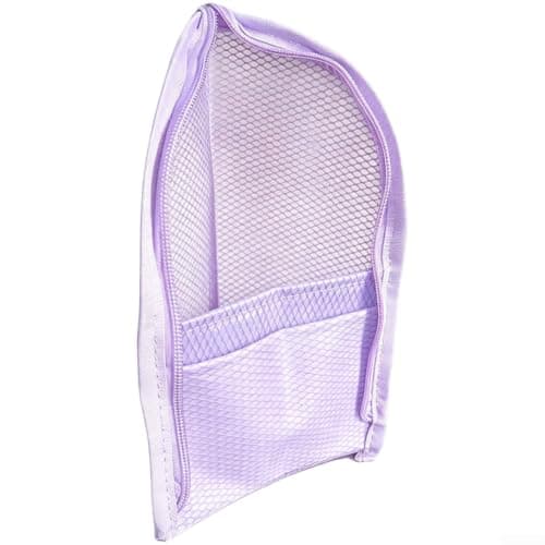 Waterproof Wash Bag Large Capacity Travel Toiletries Pouch EVA Cosmetic Organiser for Airport Security(Lavender Purple)