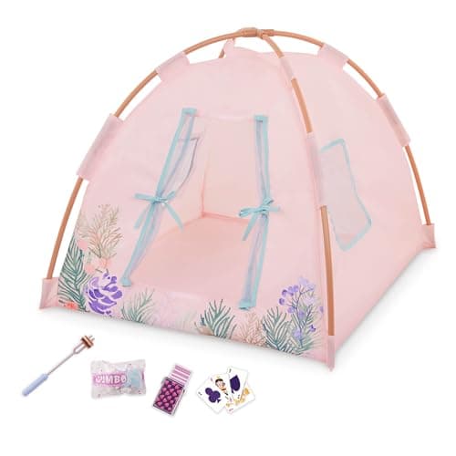 Our Generation Doll Tent Playset, Camping Nights, 18-Inch Camping Toy