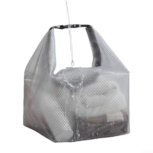 Grey Waterproof Travel Toiletry Bag Set With Wide Opening For Swimming And Fitness Transparent Eva Cosmetic Organizer Portable Case(27 * 11.5 * 24.5cm) — view 3