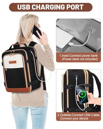 MOCOCITO EasyJet Cabin Bag 45x36x20 Travel Backpack for Airplanes Flight New Easyjet Underseat Cabin Bags 30L Underseat Hand Luggage For Travel Fits 15.6 Inch Laptop — view 5