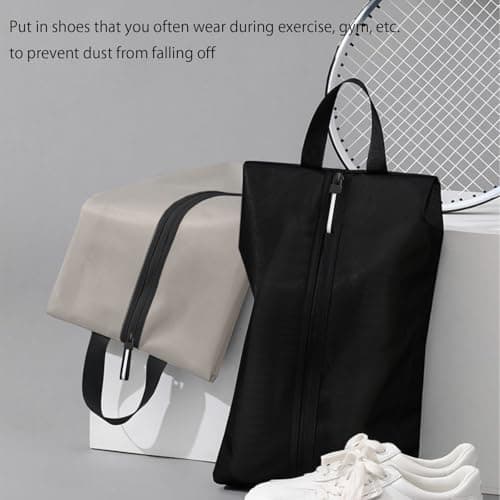 Shoe Bag for Travel, Oxford Fabric Shoe Pouch Odor-Absorbing Waterproof Multi-Purpose Shoe Storage for Golf, Dance, Gym, Travel Organizer or Dust Cover — view 4