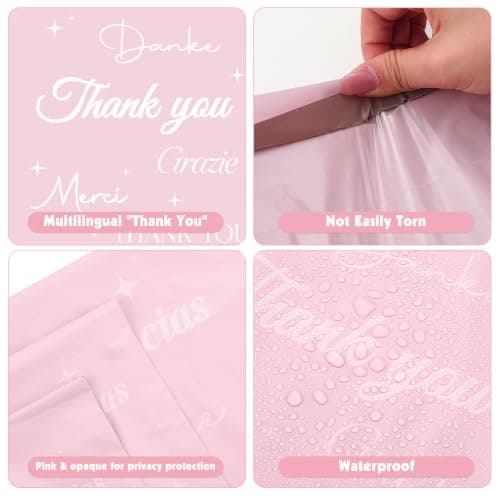 60Pcs Packaging Bags Mailing Parcel Shipping Postage Bags 3 Sizes — view 3