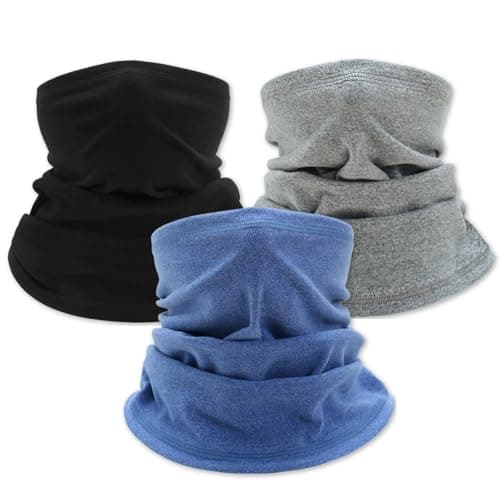 KEYRI 3 Pcs Neck Warmer for Men Women Winter Outdoor Thermal Snood