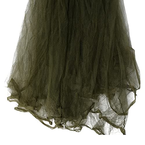 Moonlove Mosquito Net Bed Hanging Olive Army Green Military Mesh Net for Large Dome Canopy Round Lace for Punch Free Installation Bed Insect Fly Mosquito Protection Canopy for Travel Home Camping — view 5