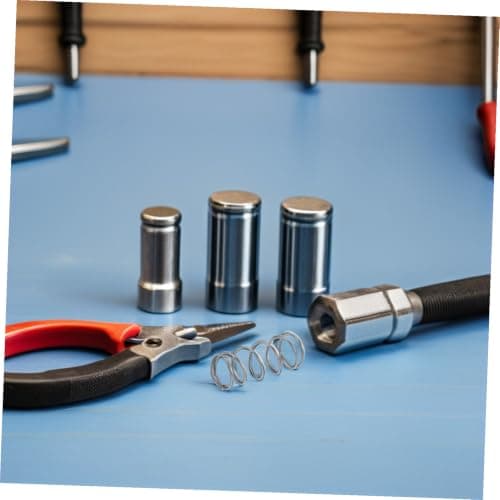 SUPVOX 10pcs Water Bowl Compression Spring Stainless Steel Waterer Spring for Poultry Livestock Farm Silver 0.5mm Wire Diameter 9.5mm Od — view 6