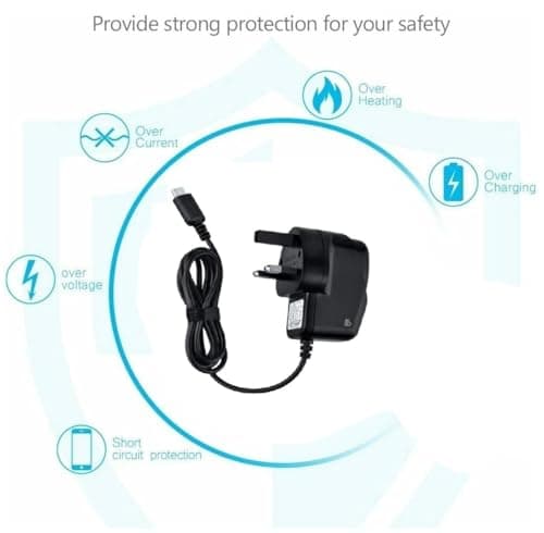 Mr.Gadget's Solutions USB-C Fast Mains Charger for Doro Phones, 2A Type-C Wall Plug Compatible with Doro 8100, 8200, 8050, 8050 Plus, 8080, Leva L20, E10, Aurora A10 Replacement Charger — view 4